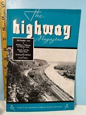1934 Sept. The Highway Magazine - Highways, Railways & Bridges & Infrastructure picture
