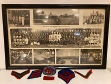 Vintage 1930’s Civilian Conservation Corps CCC Patches and panoramic photo picture
