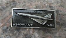Aeroflot Tu-144 Tupolev Airliner Airlines Supersonic Aircraft Concorde Pin Badge picture
