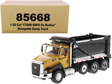 CAT CT660 SBFA with Ox Bodies Stampede Dump Truck and 1/50 Diecast Model picture