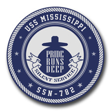US Navy USS Mississippi SSN-782 Pride Runs Deep Decal picture