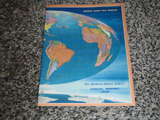 OLD 1955 PAN AMERICAN WORLD AIRWAYS ANNUAL REPORT picture