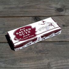 2 Vintage Original 1930s MR PEANUT Gift Snack Box FRESH Salted Nuts NOS picture