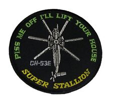 SIKORSKY CH-53E SUPER STALLION CRUISE JACKET PATCH - Veteran Owned Business. picture