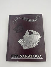 USS SARATOGA (CV-60) 1985-86 30th ANNIVERSARY CRUISE BOOK Mediterranean Tour picture