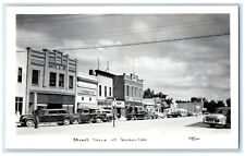 c1950's Street Scene at Gordon Nebraska NE RPPC Photo Vintage Unposted Postcard picture