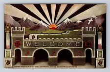 Denver CO-Colorado, Knights Templar, Mt of Holy Cross Vintage Postcard picture