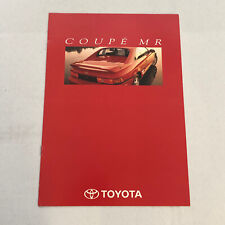 Toyota MR2 MR Coupe Car Sales Brochure Catalog FRENCH Text European Market picture