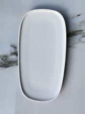 Set of 6 DELTA AIRLINES ALESSI Plates White Long oval   8