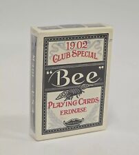 Bee Playing Cards Deck 1902 Club Special Acorn Back Red Erdnase New Sealed picture