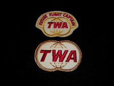 Future Flight Captain TWA  and a TWA  Airlines Patch  1950's -1960's Original picture