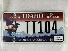 Idaho North American Commercial Trailer License Plate Graphic Rig NICE picture