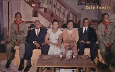 Music/Performer Part of Nat (King) Cole's Family H.F. Gardner Chrome Postcard picture