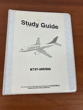 Continental Airlines - Boeing 737-300 and 737-500 Study Guide 1990s Aviation picture