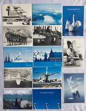 KLM AIRLINE ISSUED POSTCARD LOT 13 ,Boeing 747-B777, Lockheed L-749,Lockheed 14 picture