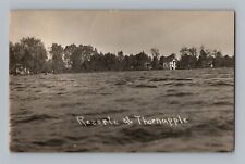 Postcard MI The Resort at Thornapple Eaton County Michigan RPPC Harshberger N26 picture