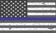5X3 Rustic American Flag Blue Lives Matter Magnet Magnetic Car Police Magnets picture