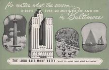 Postcard The Lord Baltimore Hotel Maryland MD  picture