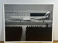 Douglas DC- 8 Super 61 Being Presented To The Public VTG Stamp C 91012 B&W picture