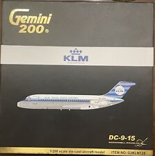 1:200 Gemini/KLM DC-9-15/old colors. Item# G2KLM128. Tail #PH-DNA. Hard to find picture