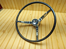 1964 Ford Falcon Sprint (Mustang) Original Steering Wheel with 3-Spoke Horn Ring picture