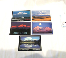 Mount Shasta box lot of 5 postcards, c. 1990s picture