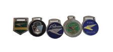 Ford Falcon Keychain Badge Vintage 1960's Made In England Lot Of 5 picture