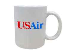 US Airways Logo Retro US Airline Souvenir Employee Travel Coffee Mug Tea Cup  picture