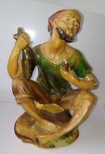 1950's Figurine ceramics, Wale's made in Japan Fisherman, some paint is chipping picture