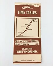 Eastern Greyhound 1957 46 Time Tables New York to Washington Form 46 EG-127 picture