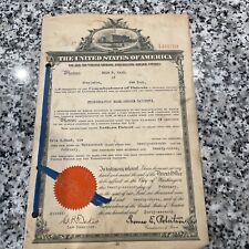 Original 1923 Disk Record Cabinet Patent Papers Music History  picture