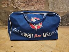 Northwest Orient Airlines Cabin Hand Bag with Handles - Vintage picture