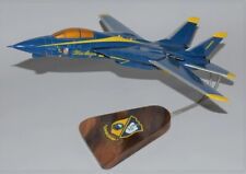 USN Grumman F-14 Tomcat Blue Angels Wings Move Desk Top Model 1/48 SC Airplane picture