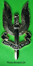 British Special Air Service SAS Winged Dagger Cap Pin picture