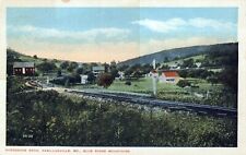 Horseshoe Bend Sabillasville MD Blue Ridge Mts Vintage White Border Post Card picture