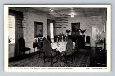 New Bern NC-North Carolina, Dining Room, Gaston Hotel, Vintage c1937 Postcard picture