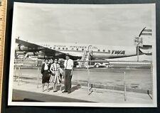 Free Shipping: TWA Black & White 5x7 photograph Vintage 1960s Hawaii Trans World picture