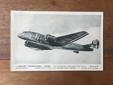 RARE WW2 VINTAGE RAF AIRCRAFT RECOGNITION SERIES JUNKERS JU 90B GERMAN (F1P6)  picture