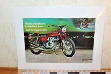 1972 Honda 350 Four - 16'' x 20'' Matted Vintage Motorcycle Ad picture