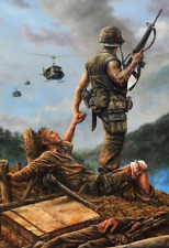 Vietnam  War  Photos Art --     US Soldiers picture