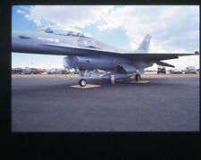 Vintage F-16 Fighting Falcon US Air Force Luke Air Force Base Inspecting Plane picture