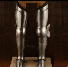 Medieval legs Chuburg knight for buhurt A set of hips anatomical greaves Armor picture