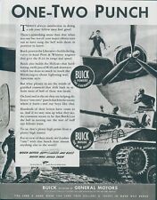 1945 Buick Liberator B-24 M-18 Hellcat Soldiers War Bonds WWII Vtg Print Ad LO6 picture