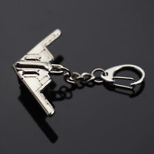 B-2 Stealth Bomber Military Air Force Plane Keychain Clip On Key Ring Cool Gift picture