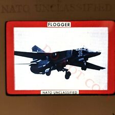 c1960s NATO Unclassified Photo Slide Mikoyan-Gurevich MiG-23 Flogger Jet 35mm D4 picture
