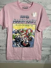 NWOT official Nintendo Super Mario Kart Japanese Video Game T-Shirt New Mens S picture