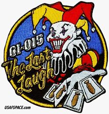 USAF 96TH BOMB SQ-96 BS-B-52H 61-0015- THE LAST LAUGH-AFGSC-Barksdale  AFB-PATCH picture