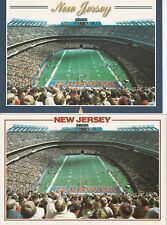 (2) National Football League New York Jets & Giants Football Stadium Postcards picture