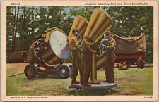 1941 WWII Military LINEN Postcard 