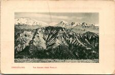 VINTAGE POSTCARD SNOWY MOUNTAIN TOPS AT PHALUT DARJEELING HIMALAYAS c. 1910 picture